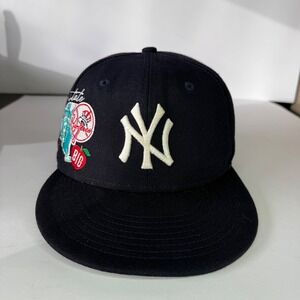 New Era New York Yankees Empire State Patch Fitted Hat Cap Size‎ 7 3/4